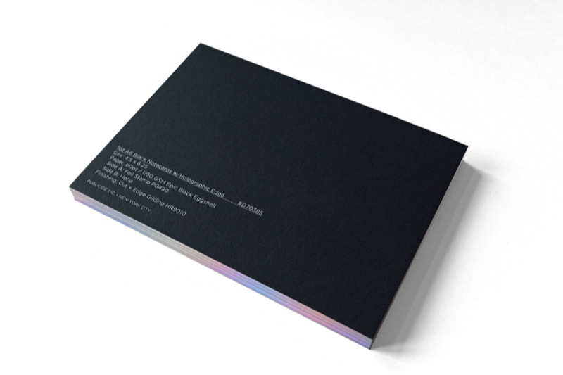 1oz Black Notecards