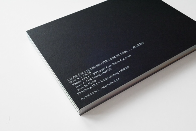 1oz Black Notecards; photo 2
