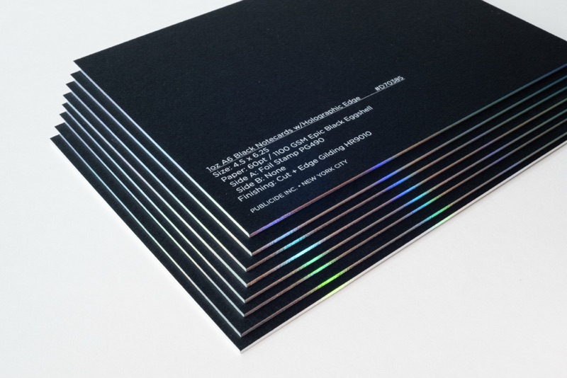 1oz Black Notecards. Photo 5