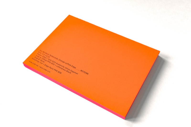 1oz Fluorescent Notecards