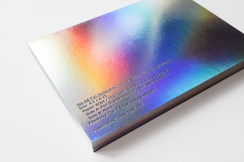 1oz Holographic Notecards; photo 2