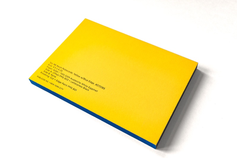 1oz Safety Yellow Notecards