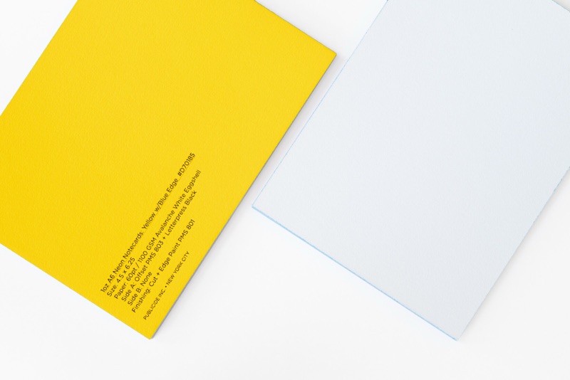 1oz Safety Yellow Notecards: photo 3