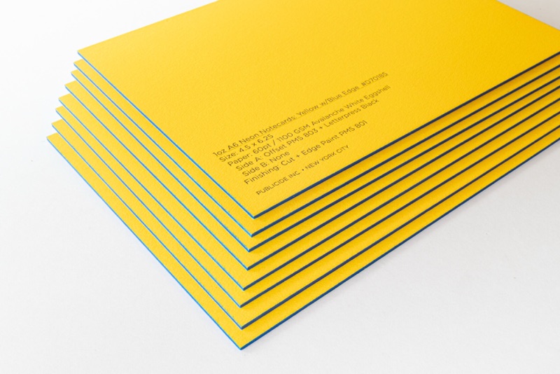 1oz Safety Yellow Notecards; photo 5