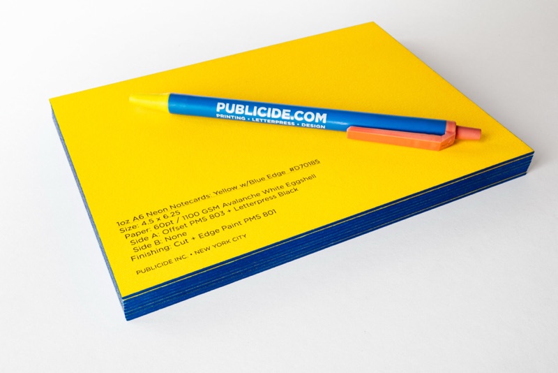 1oz Safety Yellow Notecards, photo 6