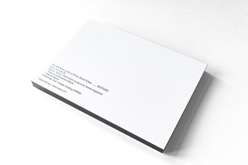1oz White Notecards