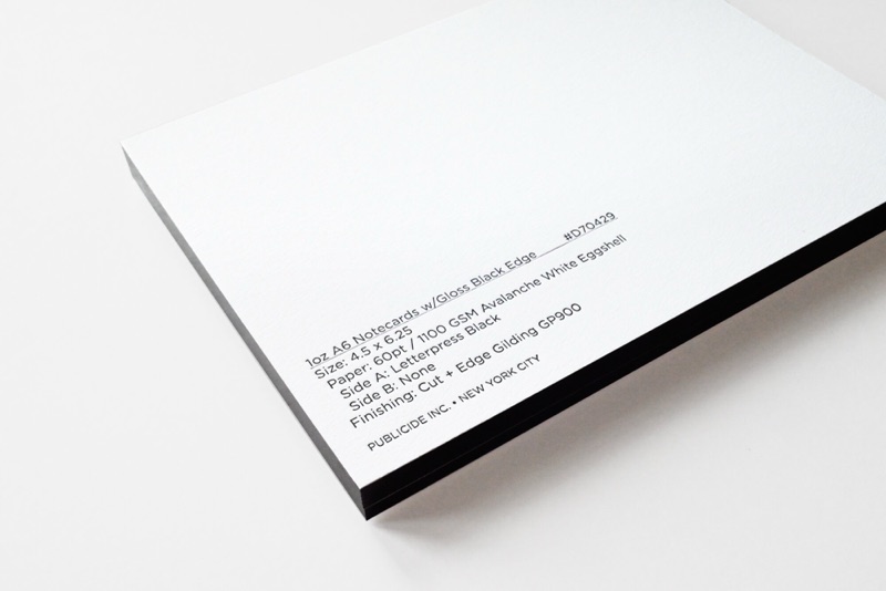 1oz White Notecards. Photo 2