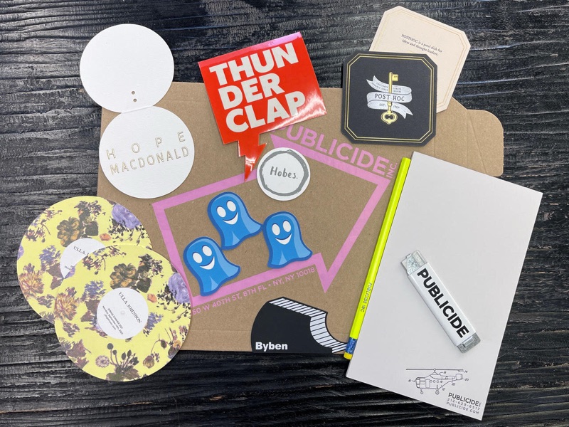 Specialty paper and print samples fanned out