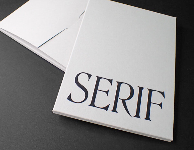 Embossed logo on tab envelope box