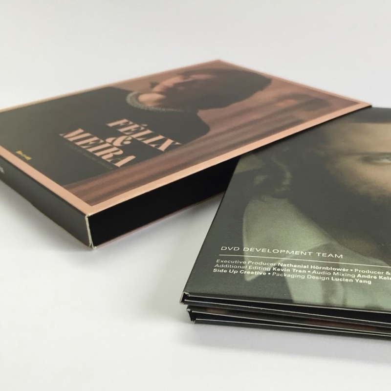 Felix and Meira DVD slipcase packaging