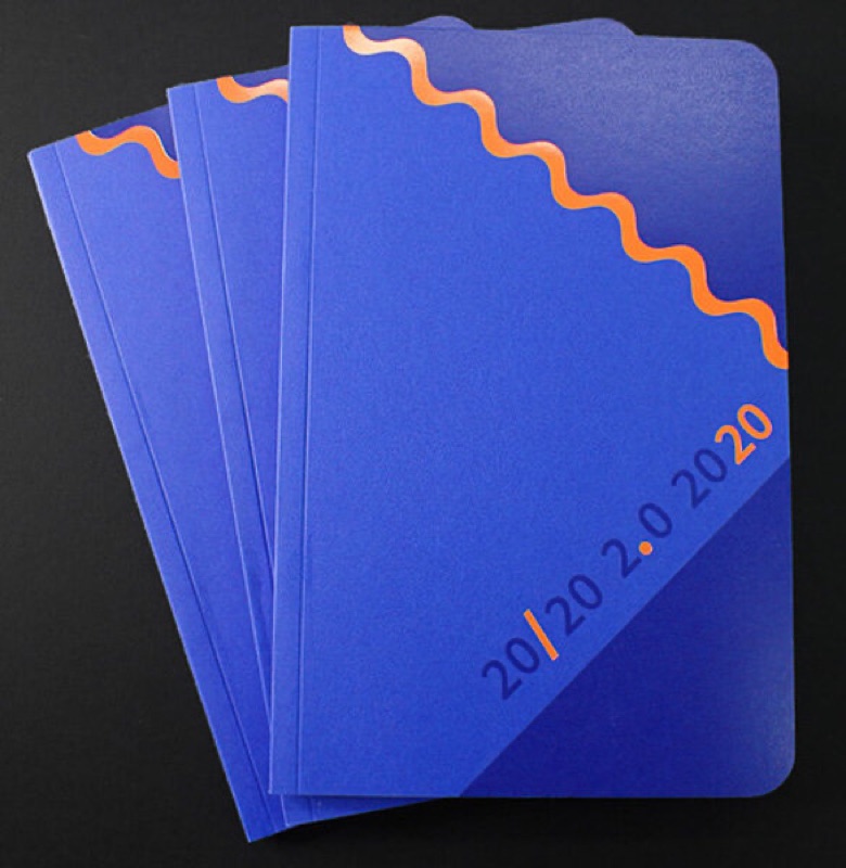 Foil stamped custom notebook