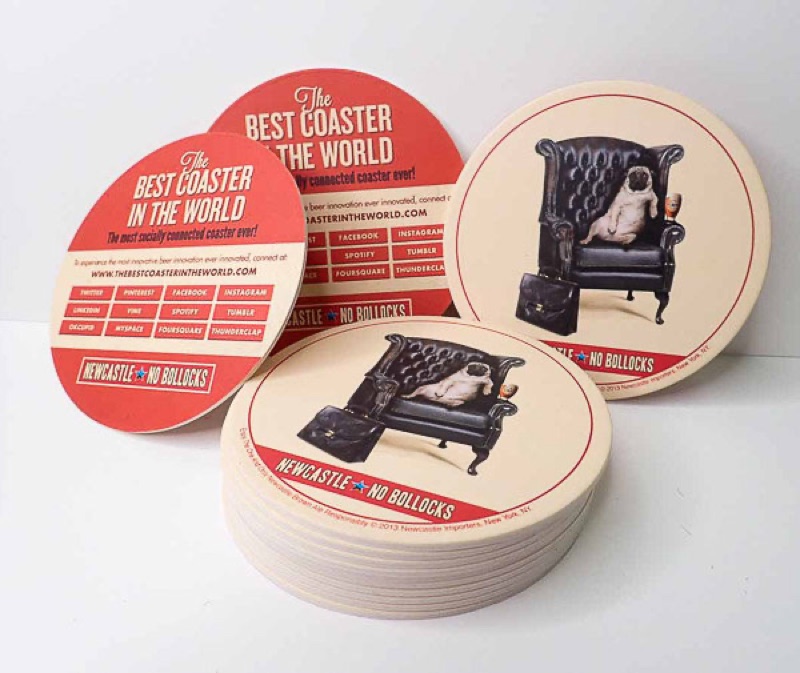Full color drink coasters