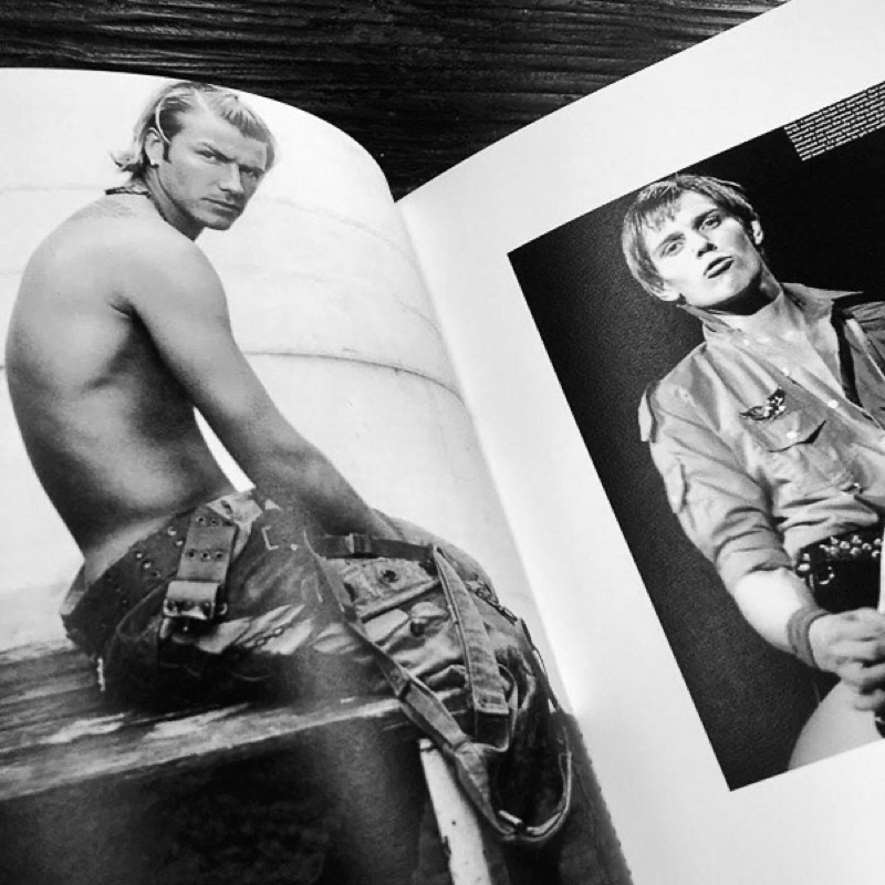 Gloss paper fashion lookbook spread