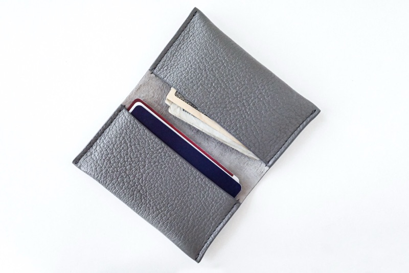 Gray Leather Wallet: photo 5