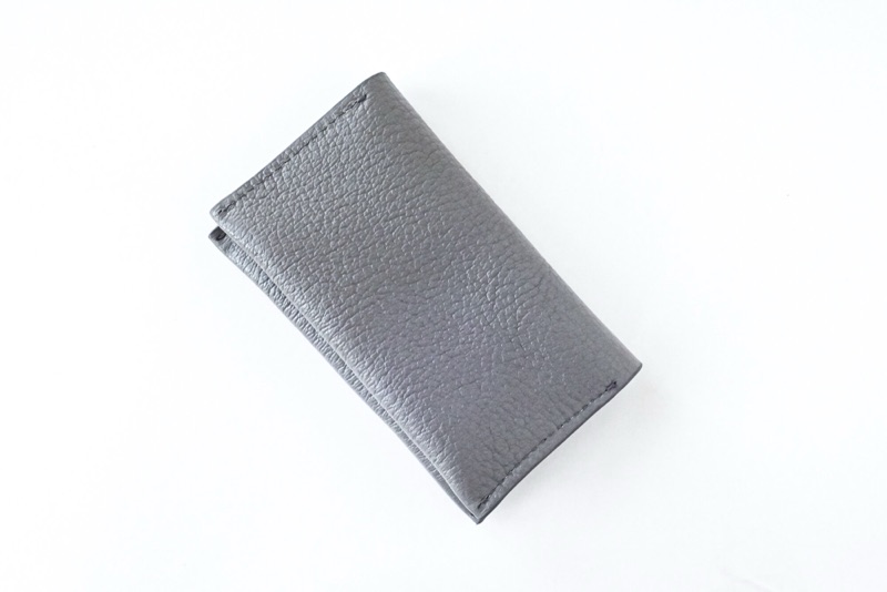 Gray Leather Wallet. Photo 6