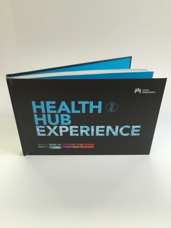 Health Hub Experience report with infographic cover