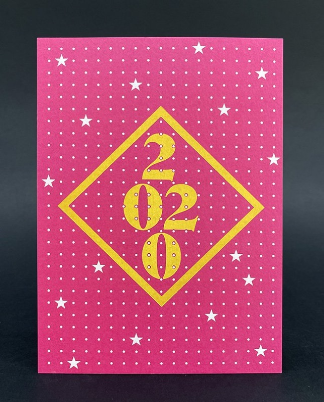 New Years holiday card printing