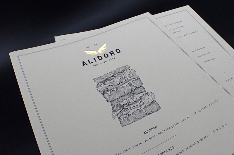 Restaurant menus