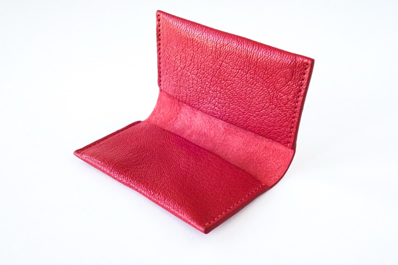 Red Leather Wallet. Photo 4