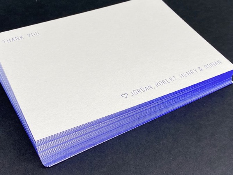 Social stationery card