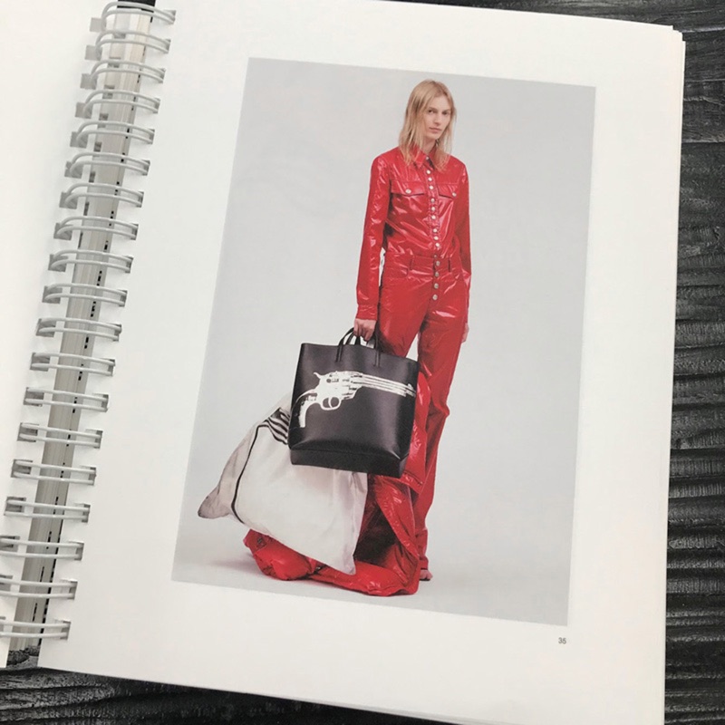 Wire-O bound fashion lookbook spread